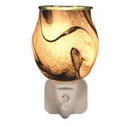 Black Swirl Plug - In Wax Melt Burner - Something Different Gift Shop