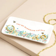 Lisa Angel Blooming Lovely Rectangular Floral Trinket Dish – Something Different Gift Shop