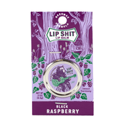 Blue Q Lip Shit Lip Balm – Black Raspberry - Front View