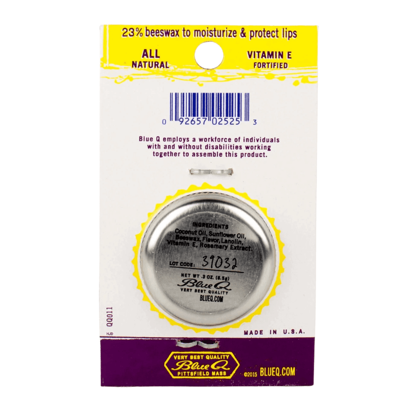Blue Q Lip Shit Lip Balm – Pineapple Brown Sugar Reverse View