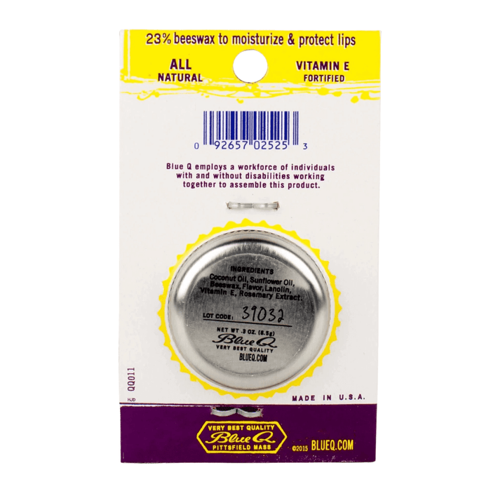 Blue Q Lip Shit Lip Balm – Pineapple Brown Sugar Reverse View