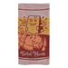 Blue Q Total Hunk tea towel folded to show the smiling cheese illustration and wording