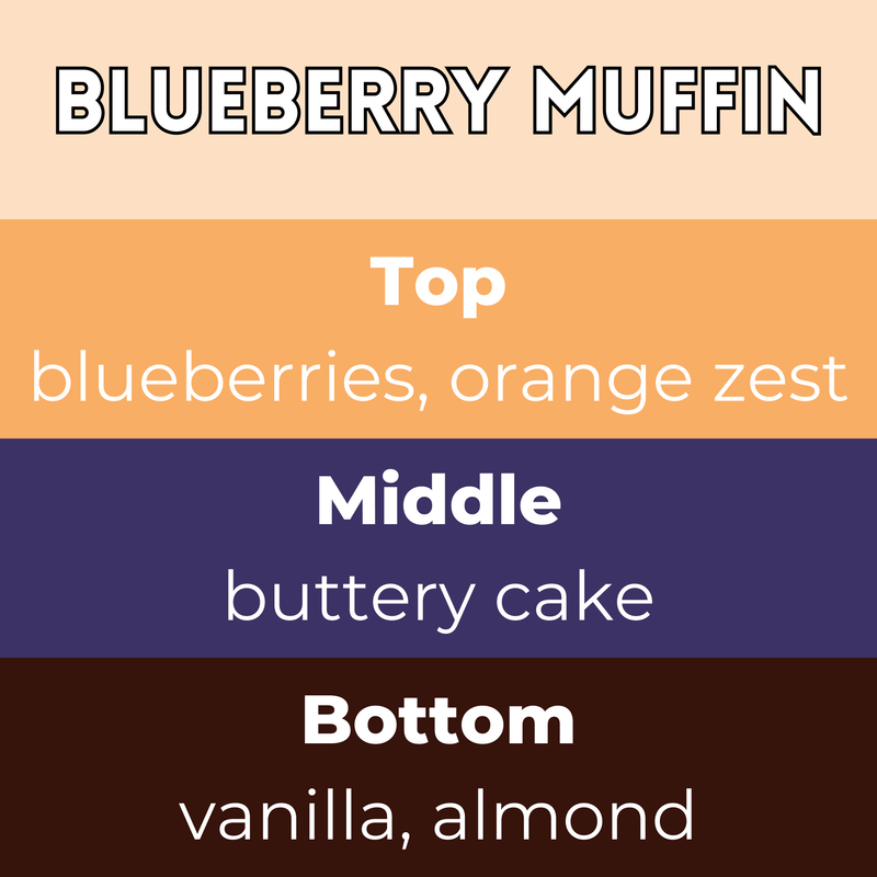 Blueberry Muffin Segment Wax Melt - Something Different Gift Shop