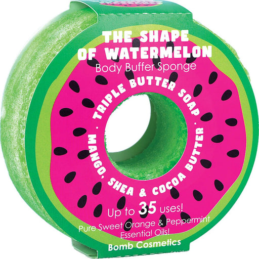Bomb Cosmetics Body Buffer - The Shape of Watermelon - Something Different Gift Shop