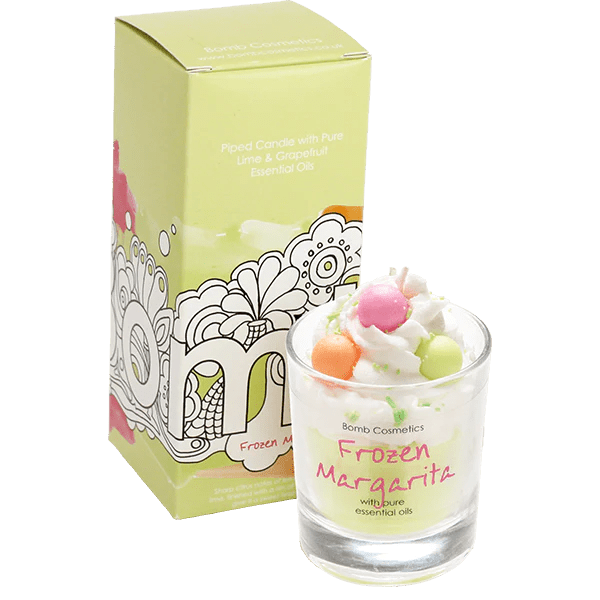 Bomb Cosmetics Piped Candle - Frozen Margarita - Something Different Gift Shop