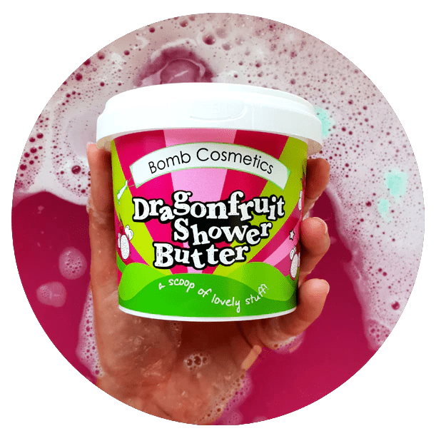 Bomb Cosmetics Shower Butter 365ml - Dragonfruit - Something Different Gift Shop
