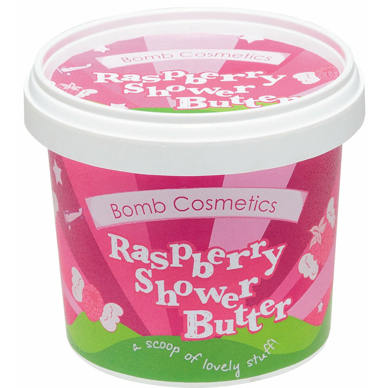 Bomb Cosmetics Shower Butter 365ml - Raspberry - Something Different Gift Shop