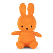 Bon Ton Toys Miffy Corduroy Eco Orange plush toy front view
