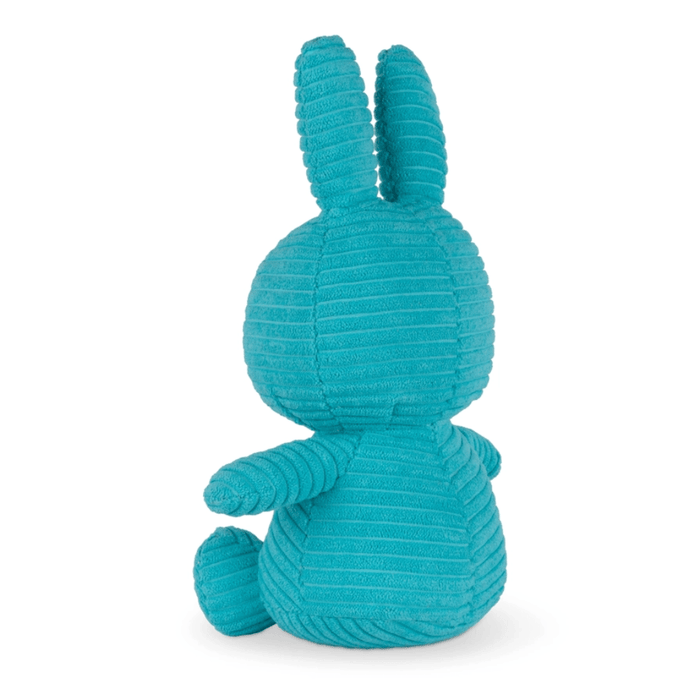 Bon Ton Toys Miffy Corduroy Eco Teal plush toy back view
