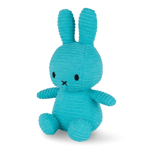 Bon Ton Toys Miffy Corduroy Eco Teal 23cm plush side view
