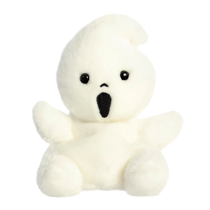 Palm Pals Boo Ghost plush toy with open mouth and wide eyes