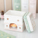 Ceramic book stack oil burner with tealight and removable lid