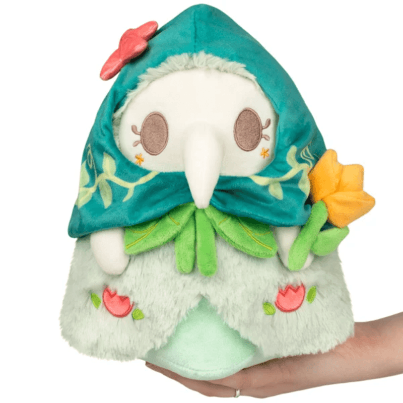 Mini Squishable Botanical Plague Nurse plush front view