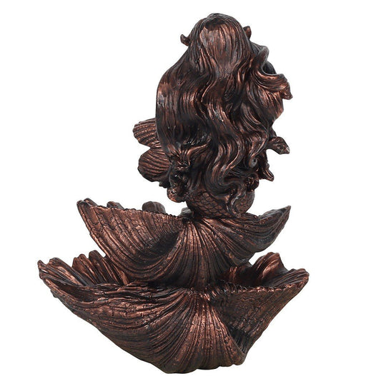 Bronze Effect Backflow Incense Burner - Mermaid - Something Different Gift Shop