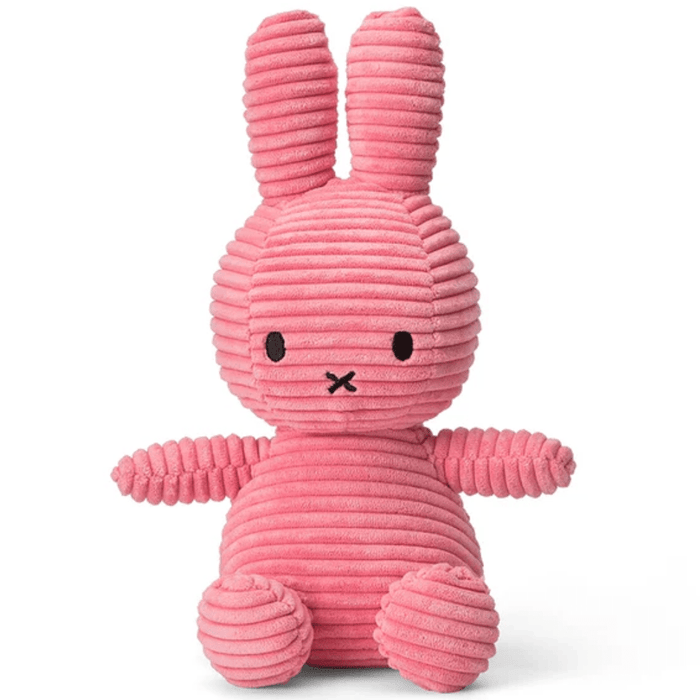 Bubblegum Pink Corduroy Miffy Plush by Bon Ton Toys - Something Different Gift Shop