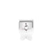 Nomination Classic Link with white cubic zirconia butterfly on stainless steel