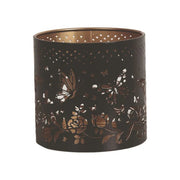 Butterfly Cutout Wax Melt Burner – Black & Gold Floral Design - Something Different Gift Shop