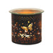 Butterfly Cutout Wax Melt Burner – Black & Gold Floral Design - Something Different Gift Shop