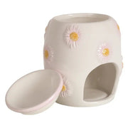 Butterfly & Flowers Pink Wax Melt Burner - Something Different Gift Shop