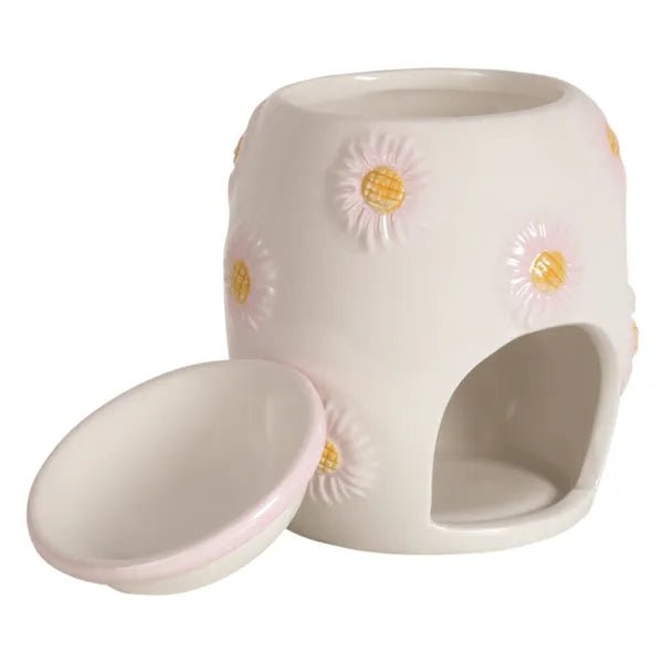 Butterfly & Flowers Pink Wax Melt Burner - Something Different Gift Shop