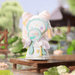 Butterfly’s Love for Flowers figure from MJ Studio Lantern Festival Blind Box, holding a round fan.