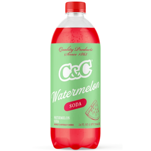 C&C Watermelon Soda American soft drink 710ml bottle
