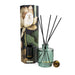 Candlelight 200ml reed diffuser in Lotus & Wild Lily scent, showing floral gift box with matching glass bottle and reeds.