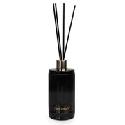Candlelight Pineapple & Coconut scented reed diffuser 200ml black glass bottle with reeds
