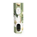 Candlelight White Poppy & Sage reed diffuser gift box with green botanical artwork and product label, front view.
