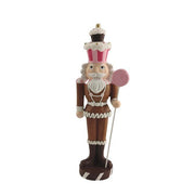33cm candy nutcracker with pink cupcake hat and lollipop

