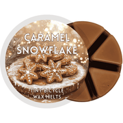 Caramel snowflake gourmand wax melt product image
