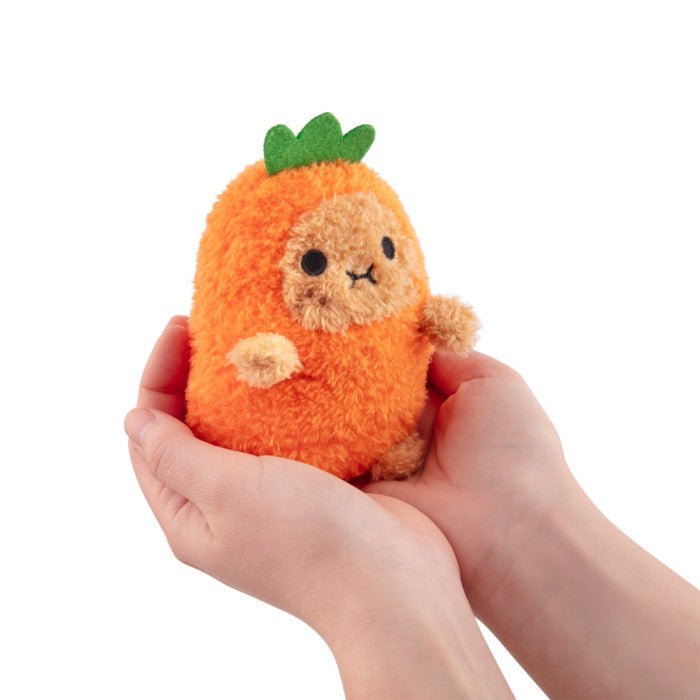 Carrot Ricespud Mini Sitting Plush Toy - Something Different Gift Shop