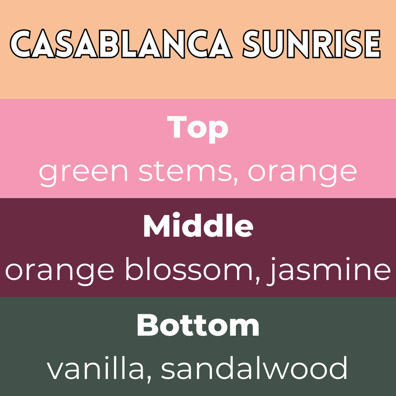 Casablanca Sunrise Segment Wax Melt - Something Different Gift Shop