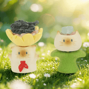 ThingsWoo Cat PAI Never Stop Dreaming Win First Place and Sprout Eventually figures outdoors