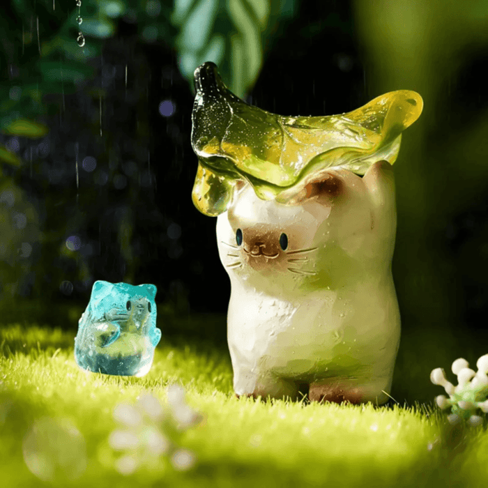 Cat PAI Vibrant Life Morning Dew resin blind box figure