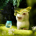 Cat PAI Vibrant Life Morning Dew resin blind box figure