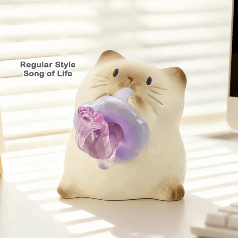 Cat PAI Vibrant Life Song of Life resin blind box figure