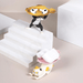 Cat Stands Series Cow Cat Matcha and Calico Cat Strawberry figures