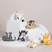 Cat Stands Series Blind Box character line-up with all six regular cat figures