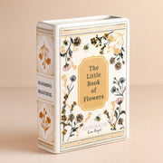 Little Book of Flowers ceramic vase with colourful floral cover design