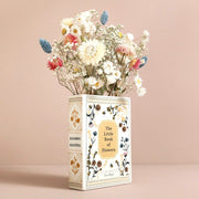 Little Book of Flowers vase styled with small flowers