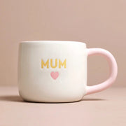 Ceramic Pink Heart Mum Mug - Something Different Gift Shop