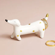 Lisa Angel Ceramic Sausage Dog Ring Holder – Something Different Gift Shop