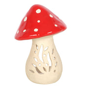 Ceramic Tealight Holder - Mushroom - Something Different Gift Shop