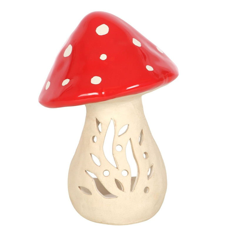 Ceramic Tealight Holder - Mushroom - Something Different Gift Shop