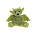 Front view of Charlie Bears Bearhouse Spires green plush dragon soft toy