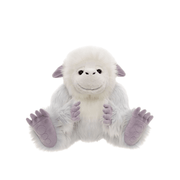 Trundle white and icy blue yeti from the 2026 Bearhouse by Charlie Bears collection with soft purple ears and paws