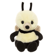 Charlie Bears Bumble Bee yellow and black plush soft toy front view