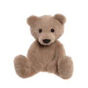 Charlie Bears Charlie Bear oatmeal-brown plush teddy front view