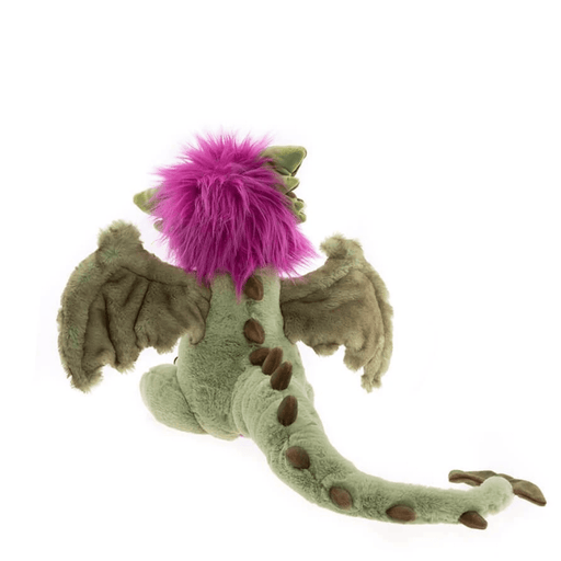 Charlie Bears Eglin wyvern plush soft toy 43cm back view